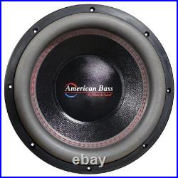 American Bass HD-10D1-V2 10 Inch 4000W Dual 1 Ohm Car Audio Subwoofer HD 10