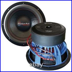 American Bass HD-12D1-V2 12 Inch 4000W Dual 1 Ohm Car Audio Subwoofer HD 12