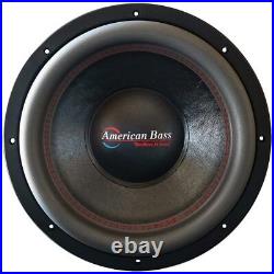 American Bass HD-12D1-V2 12 Inch 4000W Dual 1 Ohm Subwoofer HD 12 D1 Sub