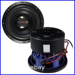 American Bass HD-8D4-V2 8 Inch 800W Dual 4 Ohm Car Audio Subwoofer HD 8 Sub