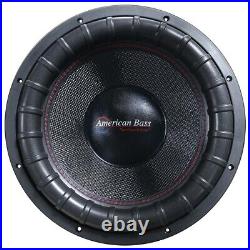 American Bass VFL COMP 15D2 SIGNATURE 15 Inch 10,000W Dual 2 Ohm Subwoofer 15