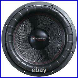 American Bass VFL Comp Signature 18 Inch 10,000W Dual 1 Ohm Subwoofer 18 18D1
