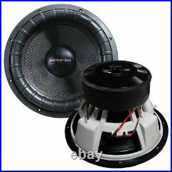 American Bass VFL Comp Signature 18 Inch 10,000W Dual 2 Ohm Subwoofer 18 18D2