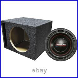 American Bass XD-1022 Package 10 Inch 900W Dual 2 Ohm Subwoofer & Ported Box