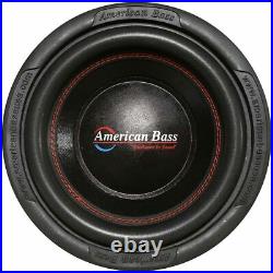 American Bass XD-1022 Package 10 Inch 900W Dual 2 Ohm Subwoofer & Ported Box
