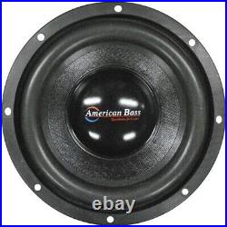 American Bass XD-844 8 Inch 600W Dual 4 Ohm Subwoofer Car Audio 8 Sub DVC D4