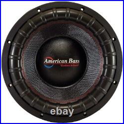American Bass XFL-1022 10 Inch 3000W Dual 2 Ohm Subwoofer XFL 10 DVC D2 Sub