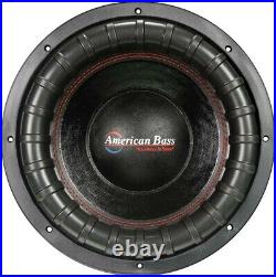 American Bass XFL-1222 12 Inch 3000W Dual 2 Ohm Subwoofer Car Audio 12 Sub D2