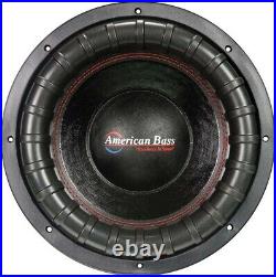 American Bass XFL-1244 12 Inch 3000W Dual 4 Ohm Subwoofer Car 12 D4 DVC Sub