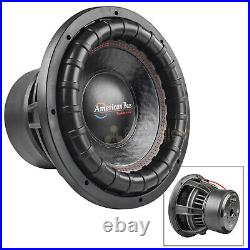 American Bass XFL-1244 12 Subwoofer Dual 4 Ohm 2000 Watts Max Car Audio Single