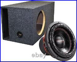 American Bass XFL-1244 Package 12 Inch 3000W Dual 4 Ohm Subwoofer Ported Box