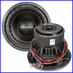 American Bass XFL-1244 Package 12 Inch 3000W Dual 4 Ohm Subwoofer Ported Box