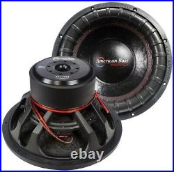 American Bass XFL-1522 15 Inch 3000W Dual 2 Ohm Subwoofer Car Audio 15 D2 Sub
