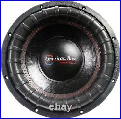 American Bass XFL-1544 15 Inch 3000W Dual 4 Ohm Subwoofer XFL 15 DVC D4 Sub