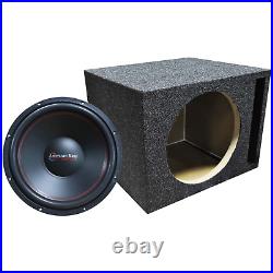 American Bass XO-1544 Package 15 Inch 1000W Dual 4 Ohm Subwoofer & Ported Box