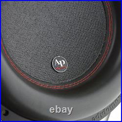 AudioPipe Dual 4 Ohm 12 inch 2,200 Watt Car Speaker Subwoofer, Black (Used)
