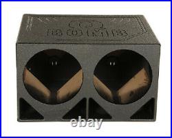 AudioPipe TXX-BDC4-12 12 Inch 2200W 4 Ohm Car Audio Subwoofer (2 Pack) & Sub Box