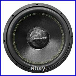 Bassface SPL15.2S 15 Inch 38cm 4200w Car Subwoofer 2x2Ohm DVC Sub Woofer SPL SQ
