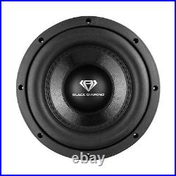 Black Diamond 8 Inch 400 Watts 4 Ohm DVC Bass Car Audio Subwoofer Pair DIA-8D4