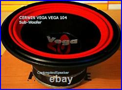 CERWIN VEGA V104 10 inch 600 Watt Dual 4 Ohm Subwoofer Car Audio Sub DVC