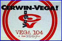 CERWIN VEGA V104 10 inch 600 Watt Dual 4 Ohm Subwoofer Car Audio Sub DVC