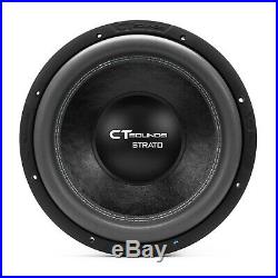 CT Sounds Car 12 Inch Subwoofer Strato 12 Dual 1 Ohm D1 Audio 1200w RMS Sub
