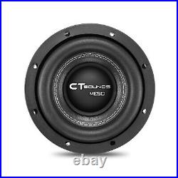 CT Sounds Meso 6.5 Inch Car Subwoofer 800 Watts MAX Dual 4 Ohm Audio D4 Sub