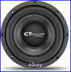 CT Sounds TROPO-8-D4 8 Inch Car Subwoofer Dual 4 Ohm, 800 Watts Max