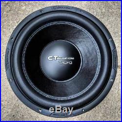 CT Sounds Tropo 12 Inch 600 Watts RMS Dual 4 Ohm Sub Car Audio D4 Subwoofer