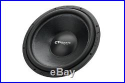 CT Sounds Tropo 15 Inch D4 600 Watt RMS 15 Dual 4 Ohm Car Subwoofer Audio Sub