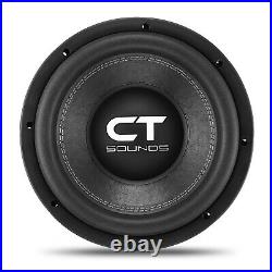 CT Sounds Tropo XL 10 Inch 1000 Watts RMS Dual 2 Ohm Sub Car Audio D2 Subwoofer