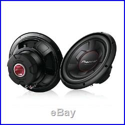 Car Audio Sub Woofer 1300 Watts 12 Inch Single 4-Ohm Extreme Bass Output Black
