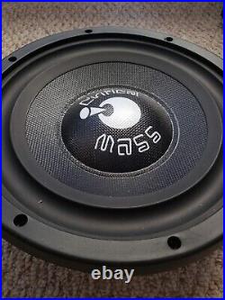 Critical Mass 12 inch shallow neo subwoofer 1200 rms 2ohm dvc