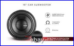 DS18 10 Car Audio Subwoofer 1400 Watt Watt Dual 2-Ohm Voice Coil Sub ZR10.2D