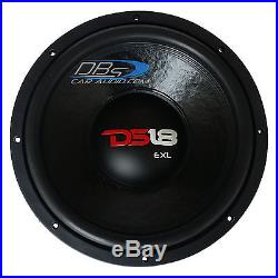 DS18 EXL-X15.4D 15 Car Subwoofer 2500W Max Dual 4 Ohm 15 inch Competition Sub