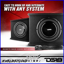 DS18 SB10A 10 Amplified Powered Car Subwoofer Shallow Enclosure 700 W 2 ohms