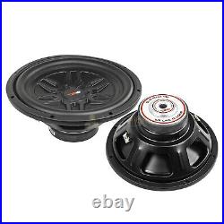 DS18 SLC-MD12.4D 12 Inch Subwoofers 1000 Watts Max Power Dual 4 Ohm Sub 2 Pack