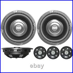 Earthquake Sound SWS-6.5X 6.5-inch Shallow Woofer System Subwoofers, 4-Ohm P