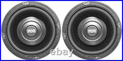 Earthquake Sound SWS-6.5X 6.5-inch Shallow Woofer System Subwoofers, 4-Ohm Pair