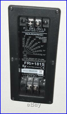 Electro-Voice EV FRi+181S Vented 18-inch 18 Subwoofer Speaker 400 Watts 8 ohms
