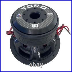 FORCE 10 10 Inch 1500 Watts RMS / 3000w MAX Dual 4 Ohm 3 V. C. Car Subwoofer