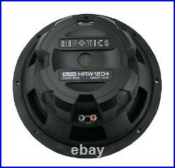Hifonics HAW12D4 Alpha 12 Inch 4 Ohm DVC 1200W Max Power Car Subwoofer 1 Sub