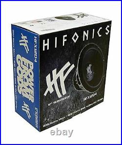 Hifonics HFX12D4 12-Inch 1600 Watt HF Series Dual 4 Ohm Car Subwoofers, Pair