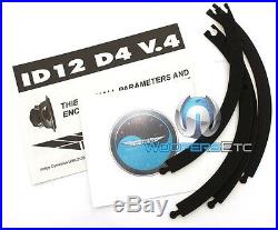 Image Dynamics Id12 V. 4 D4 12 600w Max Dual 4-ohm ID V. 4 Car Subwoofer Speaker