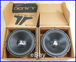 JL 15W6 Set of 2 Dual 6 Ohm Voice Coil 15 Inch 400W Max RMS Subwoofers Drivers