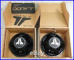 JL 15W6 Set of 2 Dual 6 Ohm Voice Coil 15 Inch 400W Max RMS Subwoofers Drivers