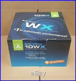 JL AUDIO 10WX-4 10-Inch 4-Ohm Subwoofer BRAND NEW IN ORIGINAL PACKAGE and Manual