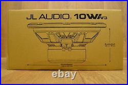 JL Audio 10W1v3-2 10 Inch W1v3 Subwoofer 2 Ohm