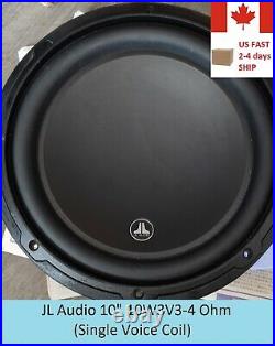JL Audio 10W3V3-4 10inch 4 ohm Subwoofer Used Mint 500W Sound Quality LF Gift