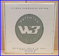 JL Audio 12W3V3-4 (92154) 12inch 4-ohm Subwoofer NEW in OEM PACKAGING